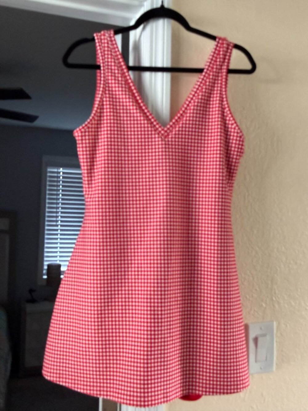 A&F Abercrombie YPB SculptLUX V-Neck Mini Dress LP Large Petite - Picture 3 of 5